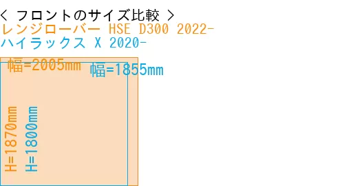 #レンジローバー HSE D300 2022- + ハイラックス X 2020-